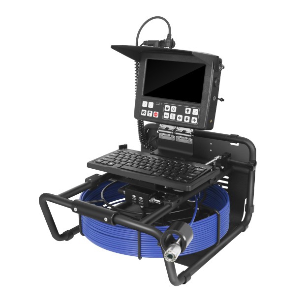 Portable 23mm 8'' Monitor Drainage Inspection Camera System 20Mtr to 50Mtr
